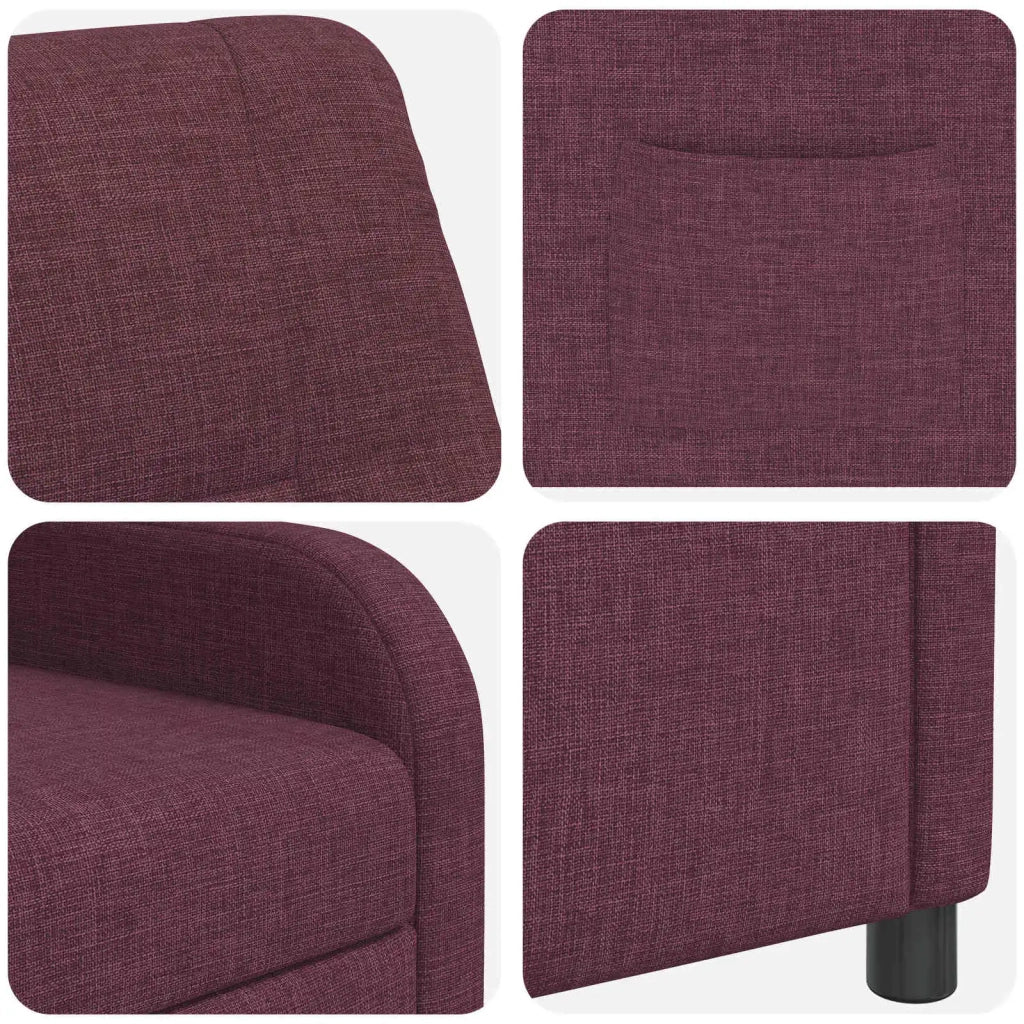 Divano Sedia-Poltrona reclinabile Viola Tessuto 746842