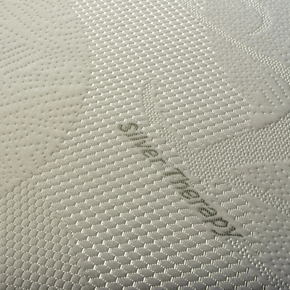 Topper rigido, correttore ORTOPEDICO BIOGREEN H6, DISPOSITIVO MEDICO DETRAIBILE, tessuto anallergico sfoderabile, 4 lati in ARGENTO - ORTOPEDIC francese 140x195