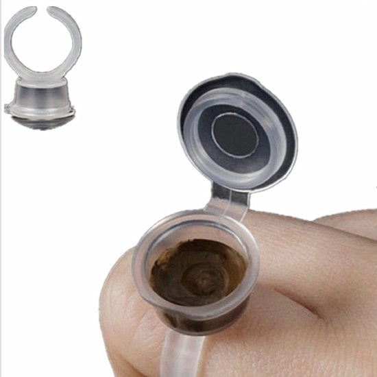 Kit di Tatuaggio con 100 Stuks Inchiostro - Otre con Coperchio - Contenitore a Cup - Custodia per Inchiostro - Kit di Tatuaggio