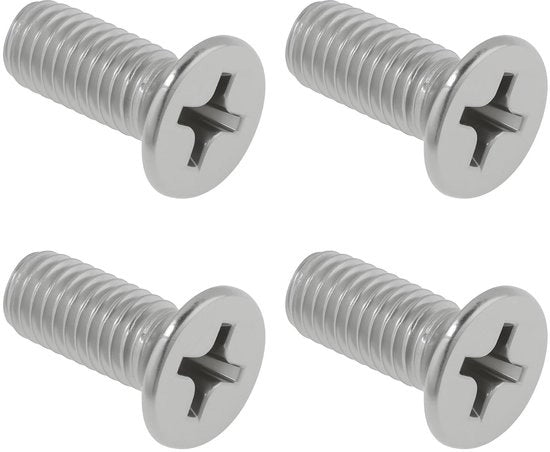 Viti per maniglie porta finestre - M8x1.25x20mm - 4 pezzi - Compatibili con Lada 1200-1500 Kombi - Supporto di rotazione stabile - Previene la rottura della porta