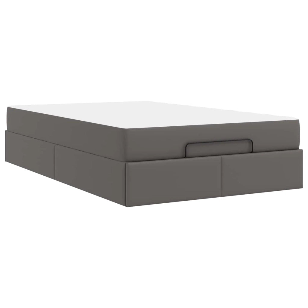 Struttura letto con materasso Altro 2 pcs Grigio PVC 3399423