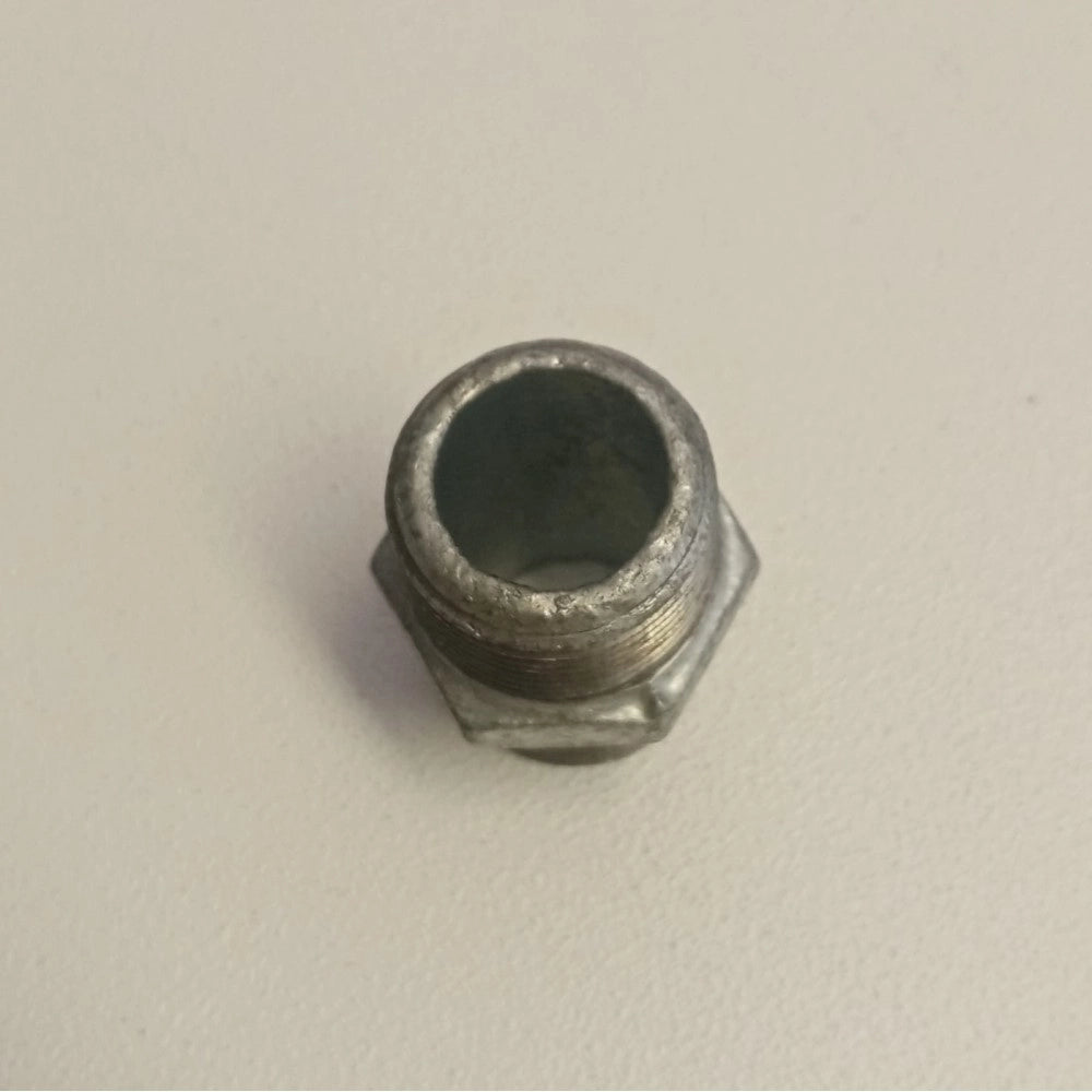 Raccordo mm 1''+1/4 niples nipplo doppia vite di ghisa zincata malleabile