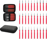 Kit di rimozione di contatti per auto con astuccio di strumenti.