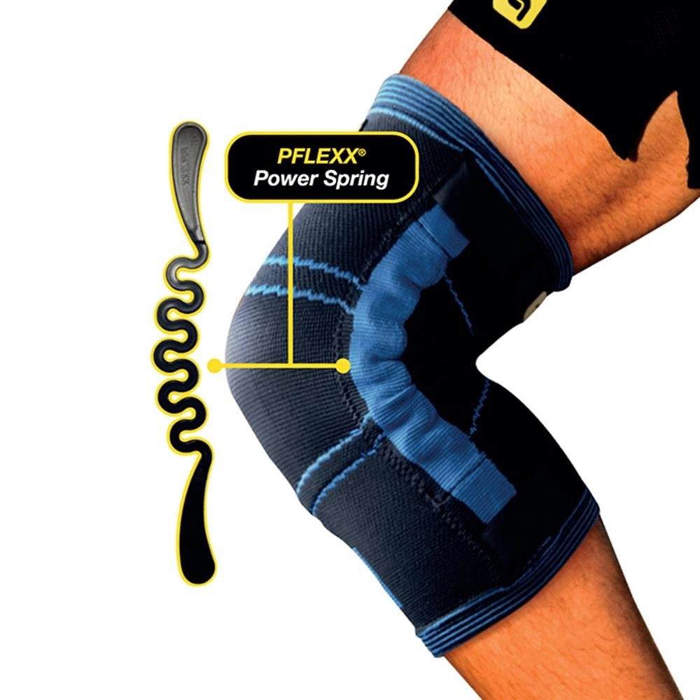 Trade Shop - Supporto Per Ginocchio Banda Elastica Power Knee Aiuta Il Sollievo Varie Misure -    Xxl