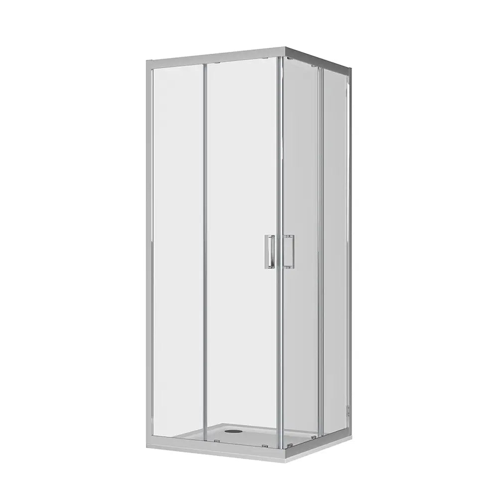 Box doccia 70x100 cm doppio scorrevole vetro 6mm trasparente h190 | Java
