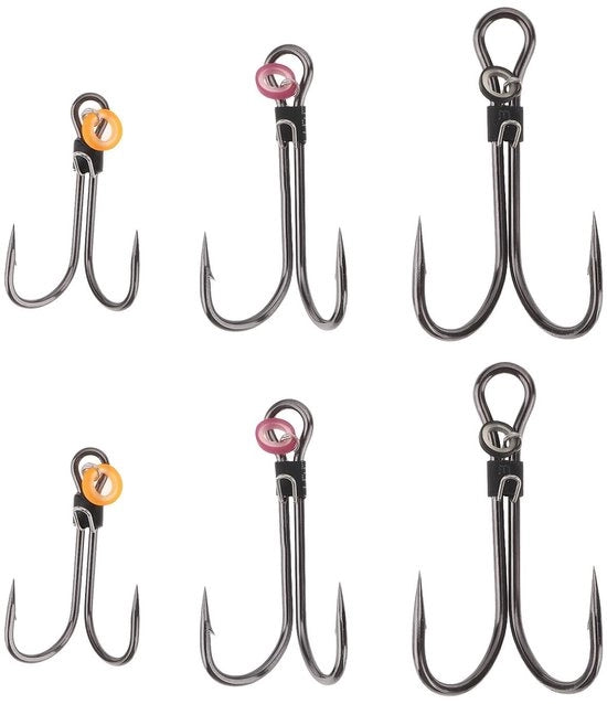 6 Pacchi di Lancette a Forma di Pesci - Otre - Otre per Pesci - Attrezzatura da Pesca - Pesci e Pesca - Adatto per la Pesca Sportiva -...