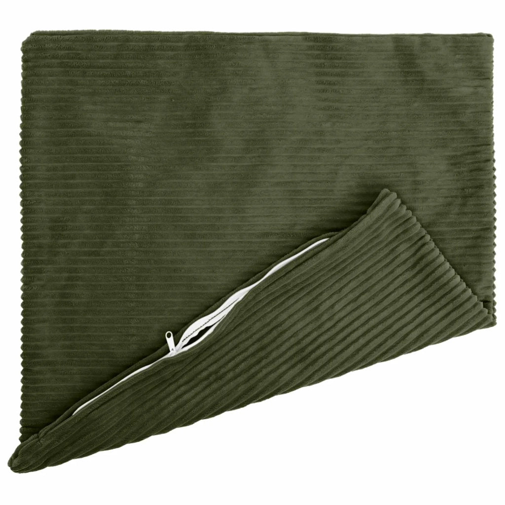 Federa 2 pcs HEERLEN Verde 55 x 55 cm corduroy 912305