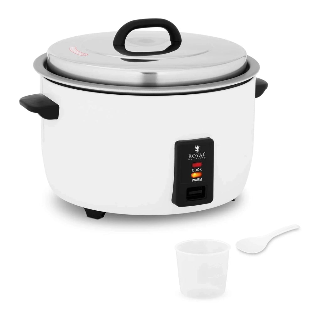 Riso cuocitore vaporiera cuociriso cuociriso elettrico 19 litri 2650 watt 19 litri corpo in acciaio inox pentola in alluminio antiaderente misurino e cucchiaio 14 0003948