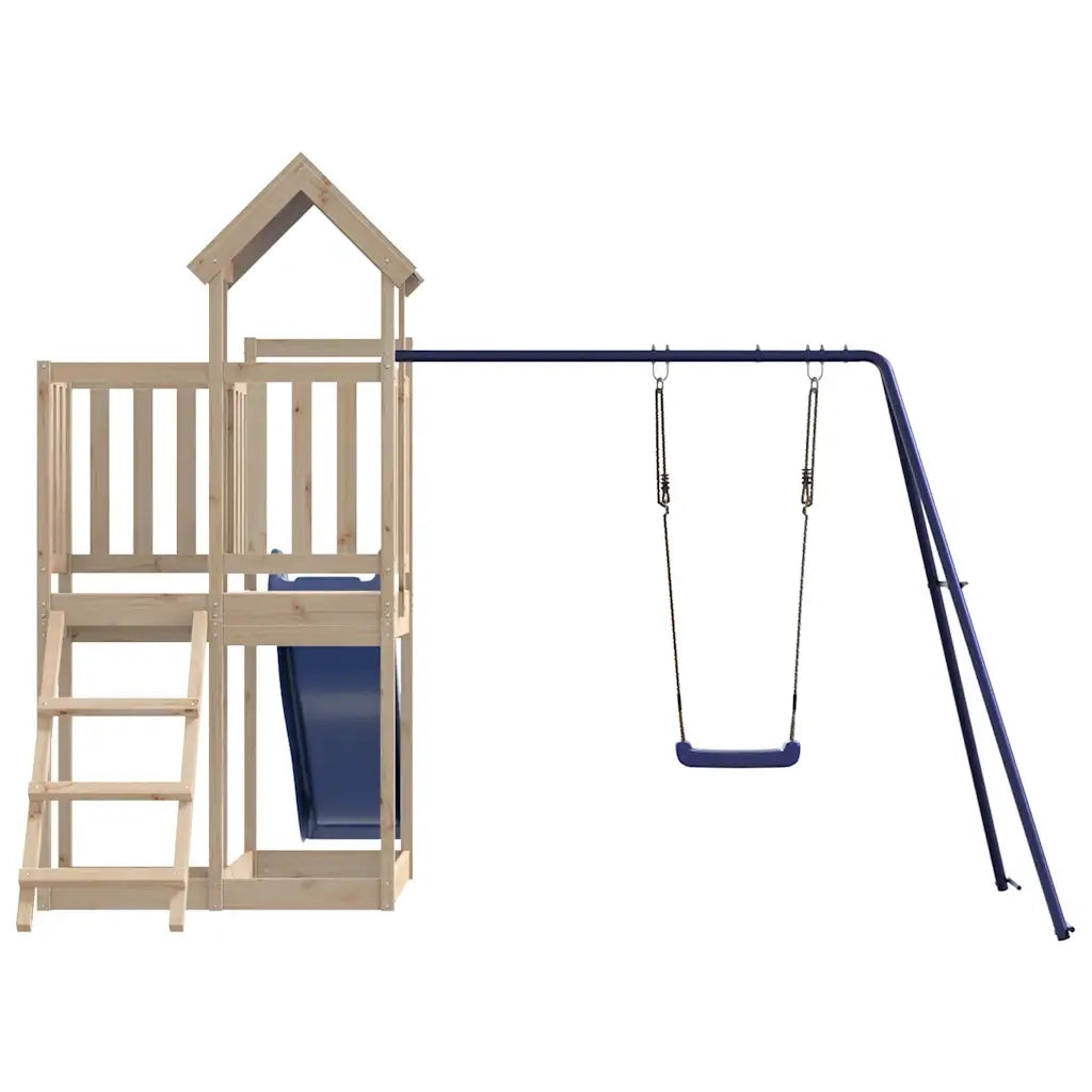Set da Gioco da Esterno in Legno Massello di Pino CFW1680668