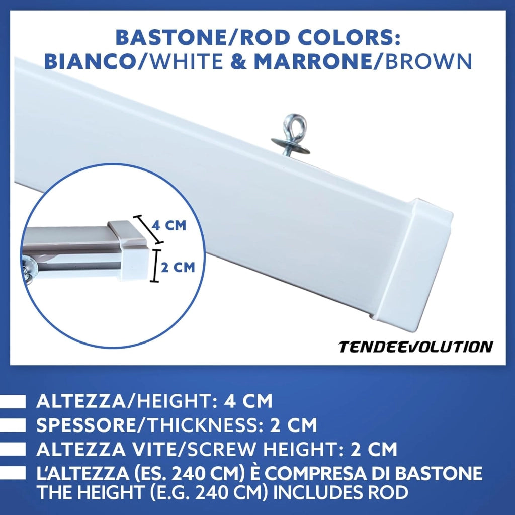 Tenda Antimosche Modello Filo in PVC, Plastica Giallo | Largh. 1,40m x Alt. 2m | Protezione Insetti, Porta, Esterno, Interno