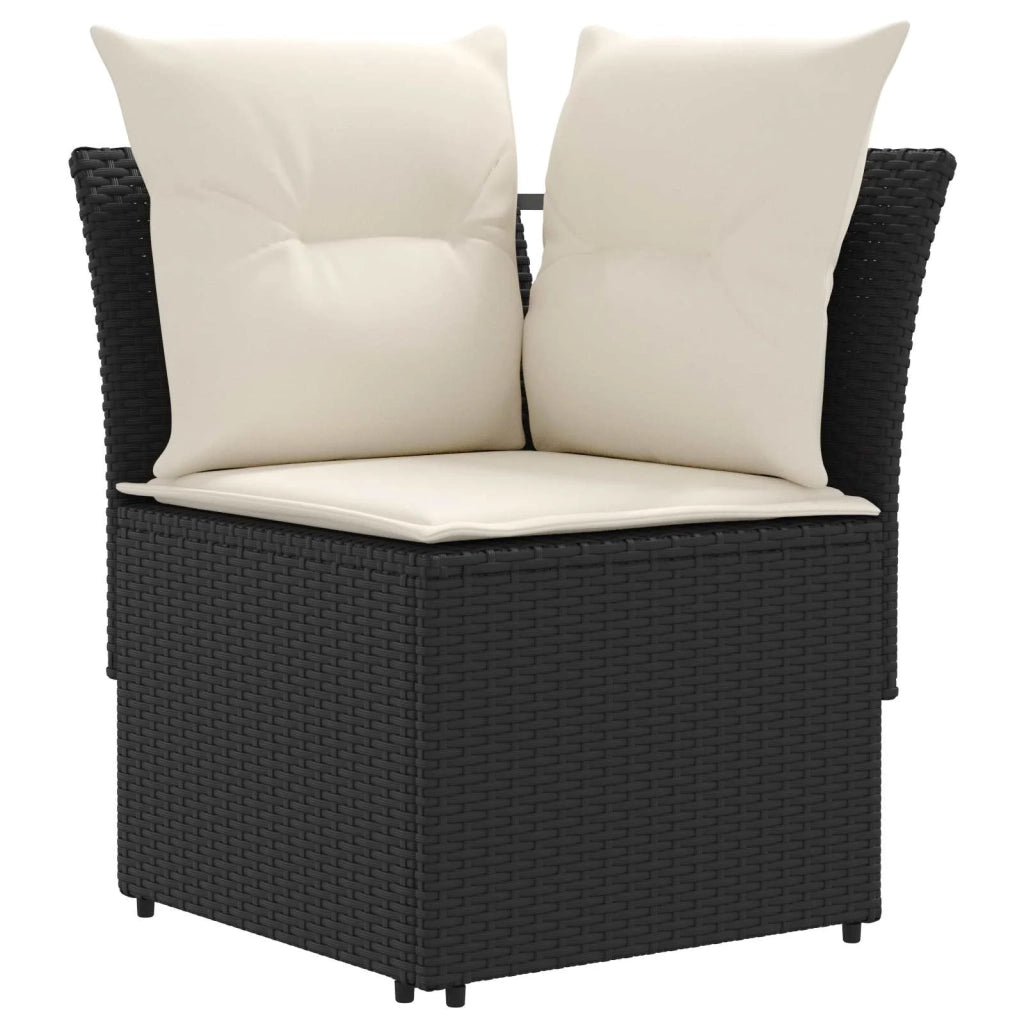 Sofa da giardino-Divano con braccioli da giardino con divano angolare 2 Pezzo 939945