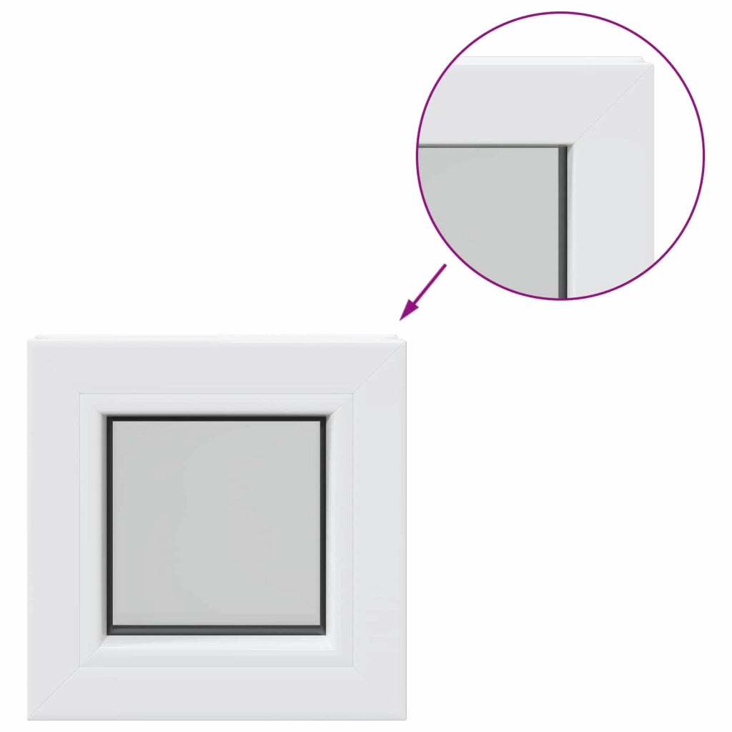 Finestra Cantina RISOR 30 x 30 cm PVC e Vetro 42047960
