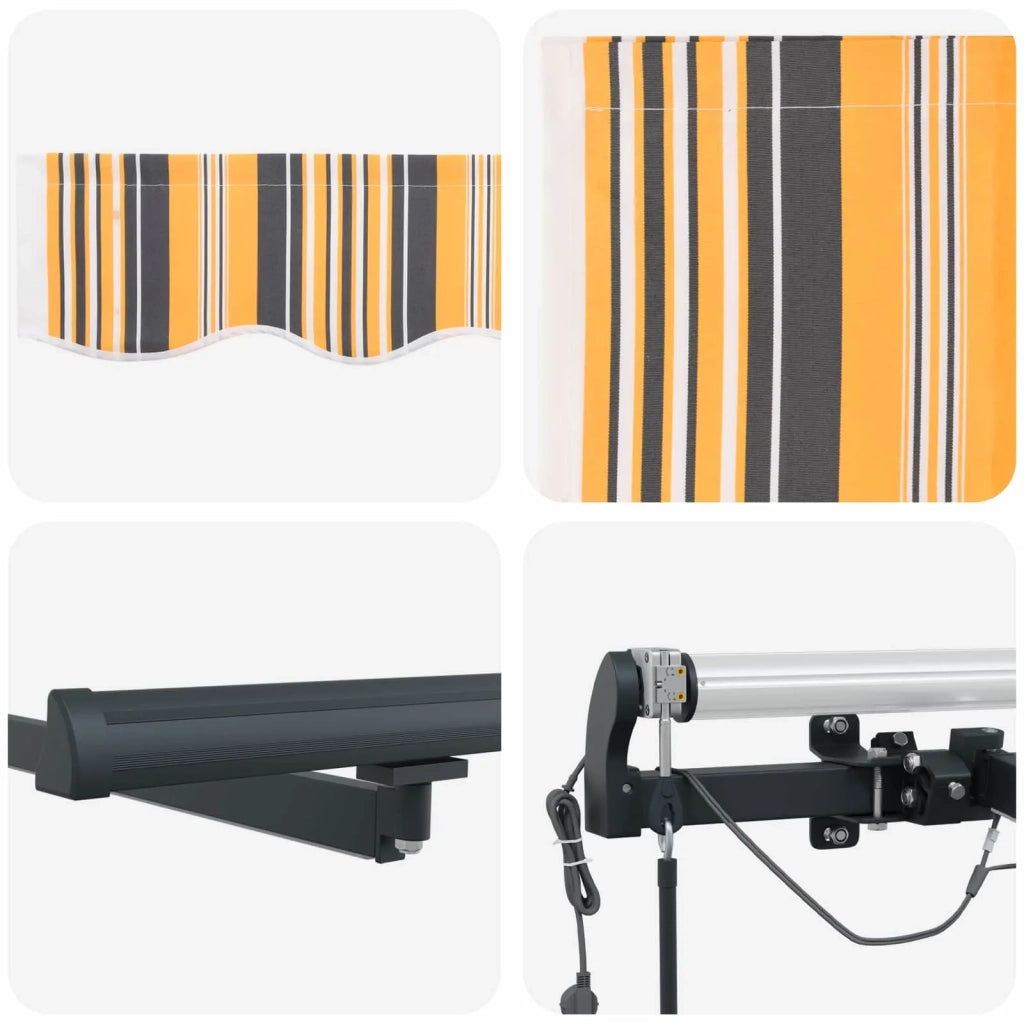 Tessuto per Tenda con Multicolore 450 × 300 cm Poliestere 3330948