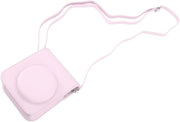 Coprioggetto per Fotocamera Instax Mini 12 con Cinturino Regolabile - Rosa