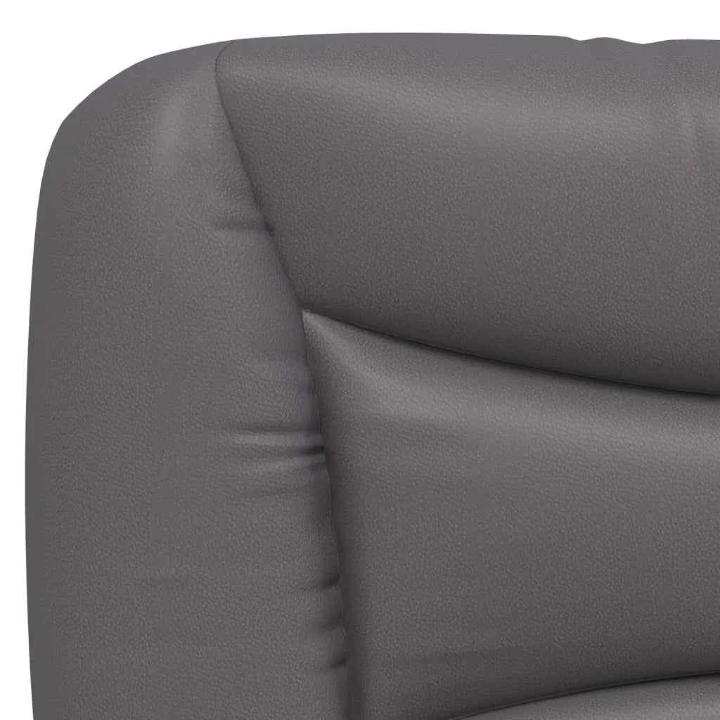 Cuscino Testiera Hvar Grigio 90 cm in Similpelle 374547