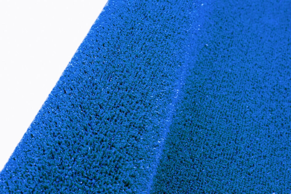 Erba Sintetica Blu 2x15 Mt 7mm Decorativa Casa Negozio Giardino Prato Manto Erboso