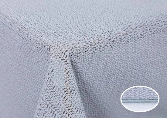 Tappeto da giardino lavabile per esterno con cinturino impermeabile grigio chiaro 130 x 160 cm