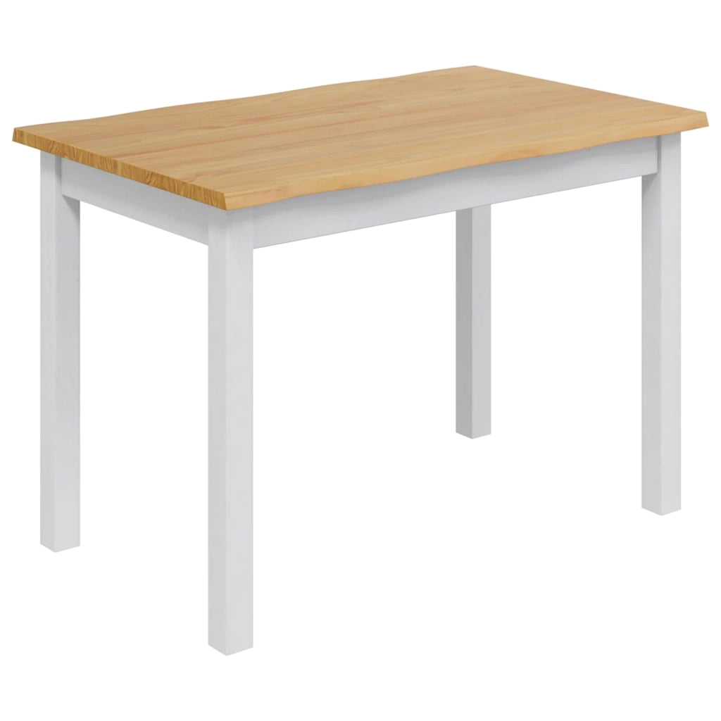 VidaXL Tavolo da pranzo EKAI Bianco 112 x 70 x 76,5 cm 42037008