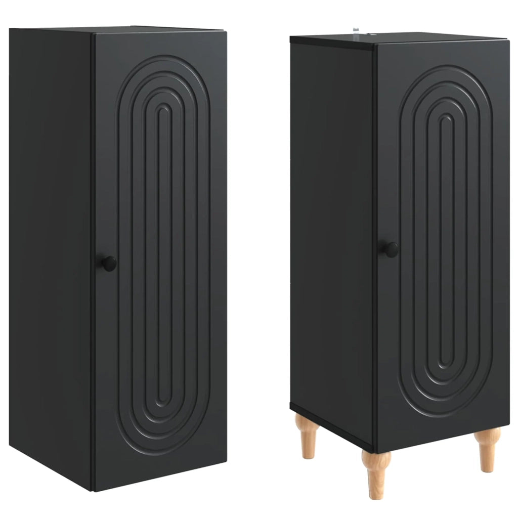 Set di armadi 2 pcs Nero Legno ingegnerizzato 3416449