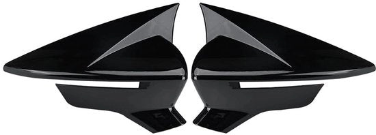 Kit di protezione per specchi retrovisori - 2x cappotti ABS lucido nero - compatibile con SEAT Leon MK3 5F ST FR Cupra I/b*iza Mk5 Arona KJ7 2017-2020
