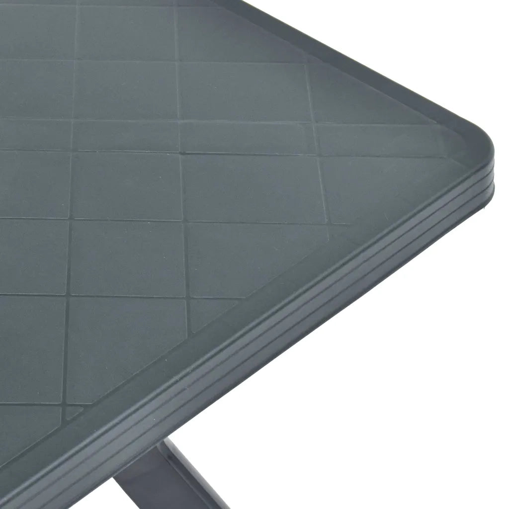 Tavolo da Bistrot Antracite 70x70x72 cm in Plastica 48801