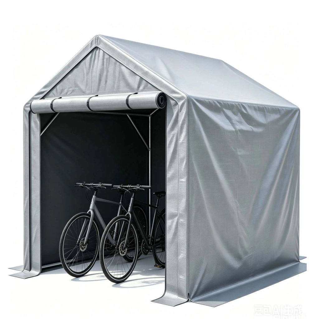 Casetta da giardino 190x170x200cm, garage per biciclette, capanno per attrezzi, tenda da garage, casetta da giardino, tenda deposito, capanno per bici