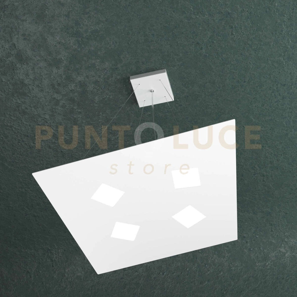 NOTE SOSPENSIONE 4+2 LUCI ATTACCO GX53 BIEMISSIONE BIANCO