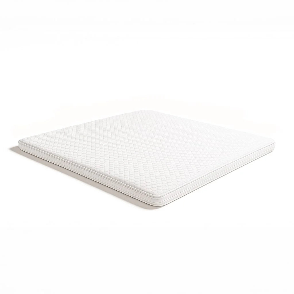 Topper 90 x 200 in Memory Foam con Altezza di 5 cm | Traspirante e Anallergico | Prodotto in Italia