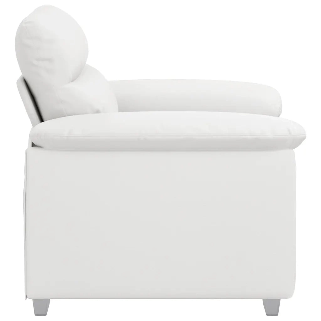 Poltrona Bianca 100x81x84 cm in Similpelle 4105332