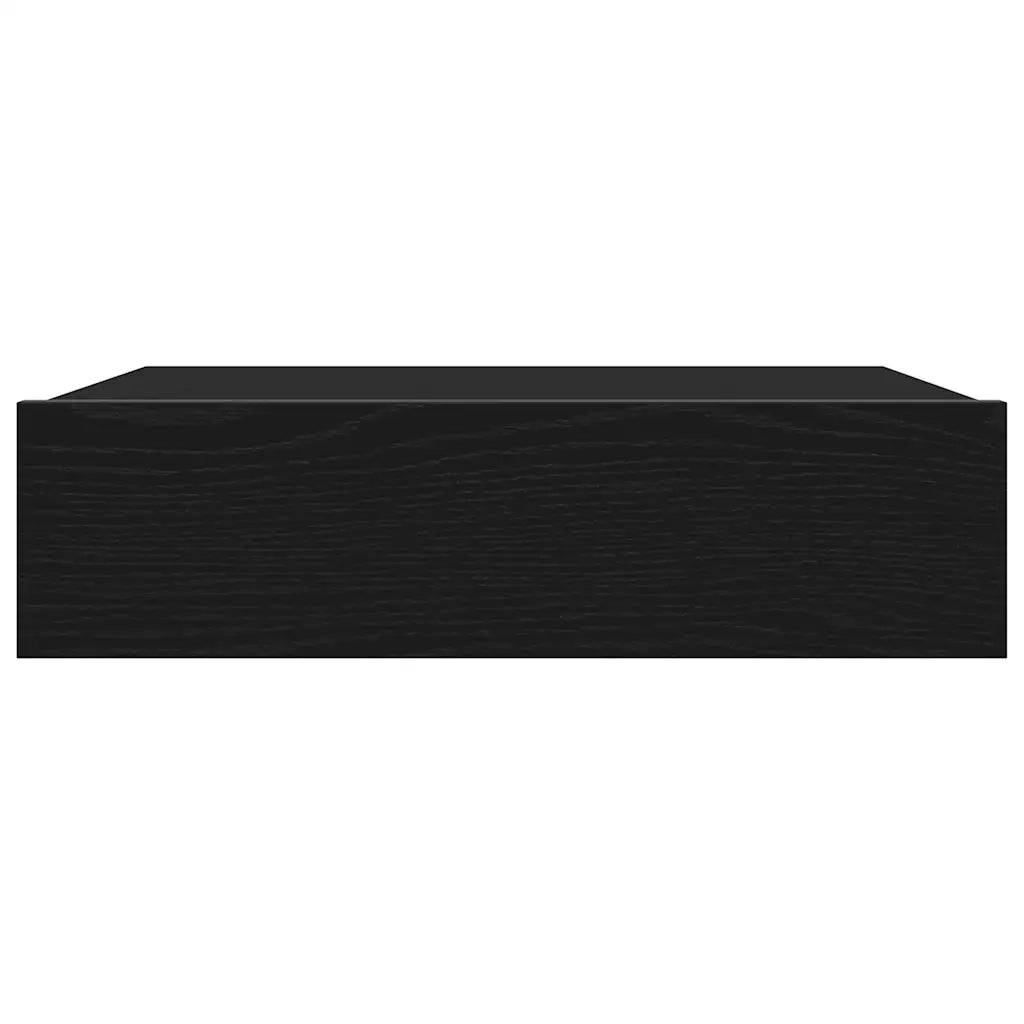 Mobili Porta TV con Luci a LED 2 pz-Set di 2 Credenza per TV Rovere Nero 60x35x15,5 cm