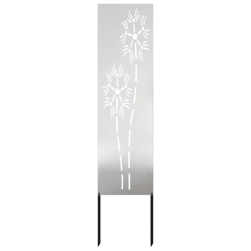 Schermo per privacy in giardino Traforo Argento 32 x 140 cm 876214