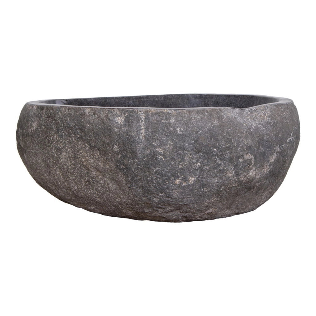 Lavabo Donau, Grigio, Pietra, 40x35x15 cm