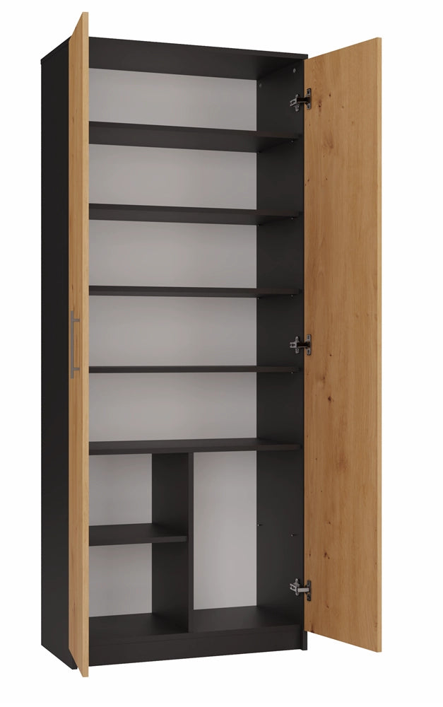 Scaffale OLIV 2d antracite artisan libreria moderna