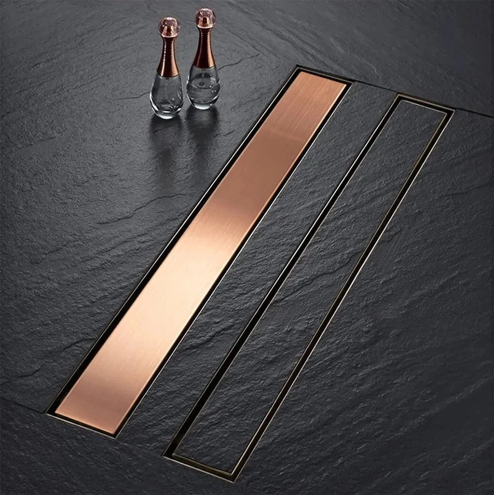 Scarico Lineare Rea Neox Pro Brush Copper 80