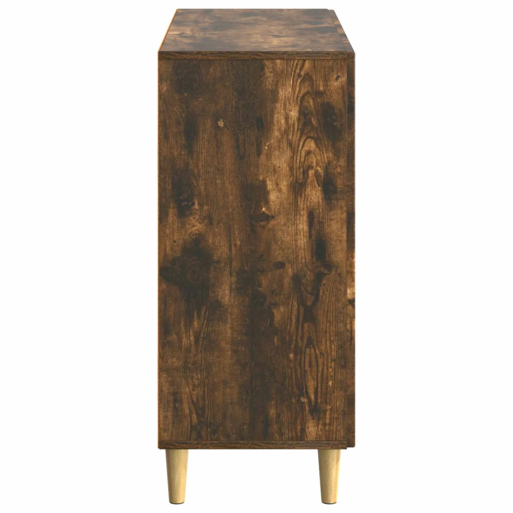 Credenza | Madia | Buffet da pranzo | Armadio da pranzo Rovere Fumo 89 x 34,5 x 80 cm Legno ingegnerizzato