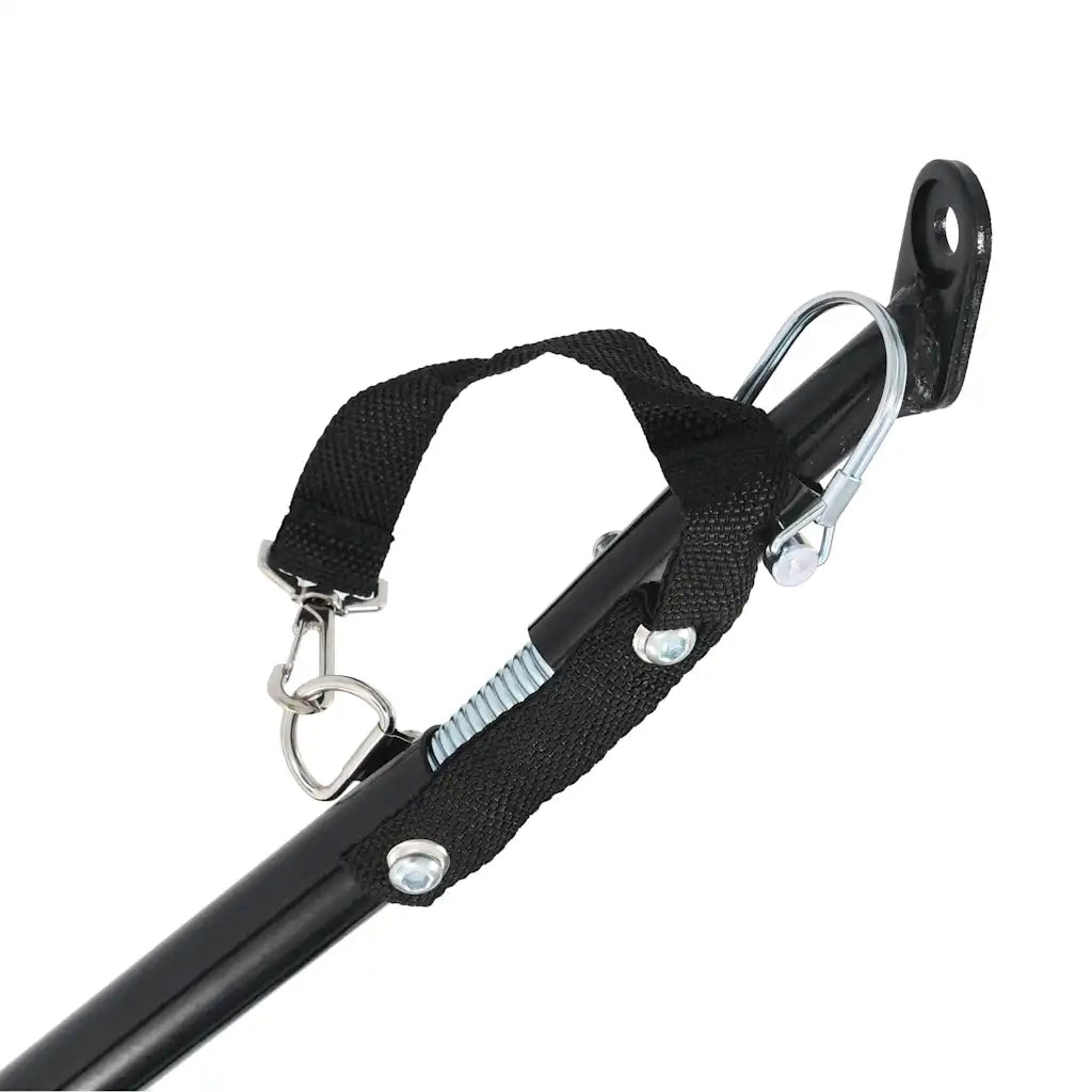 Rimorchio per Animali Domestici e Passeggino 2in1 Rosso e Nero 91762