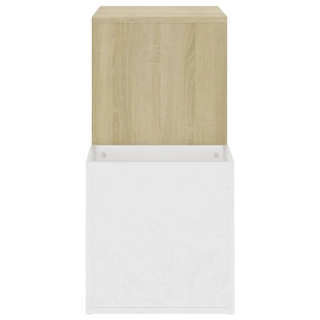 Scarpiera Ingresso Bianco Rovere Sonoma 105x35,5x70 Multistrato 808256