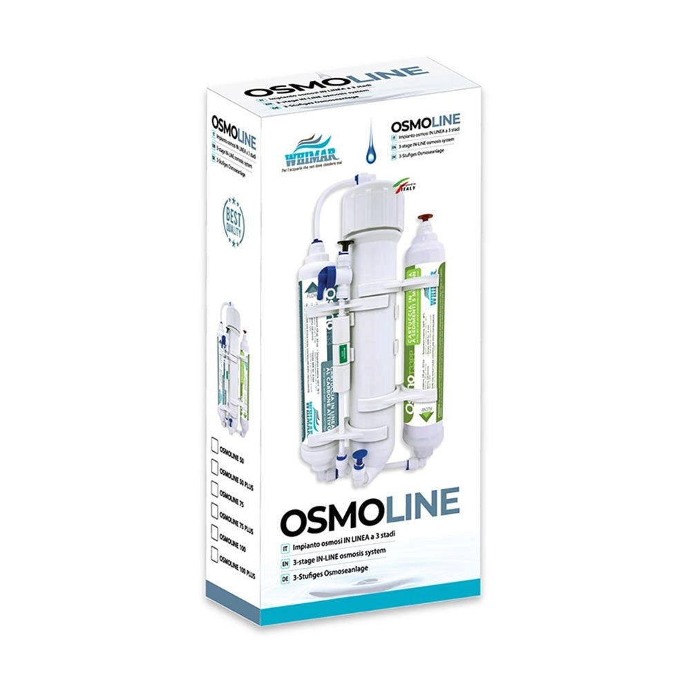 Whimar OsmoLine 75GPD 285 L/g - Impianto osmosi in linea con membrana Vontron e lavaggio membrana