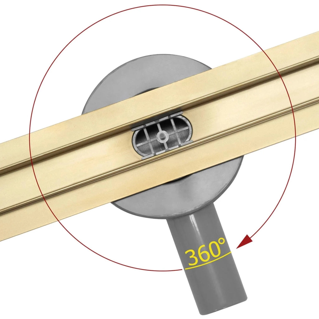 Canalina Di Scarico Rea Neo Slim Mirror Gold Pro 50