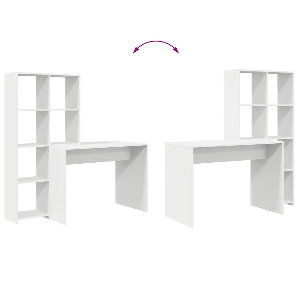 Scrivania Bianco 138,5 x 55 x 143 cm Legno multistrato 3337249