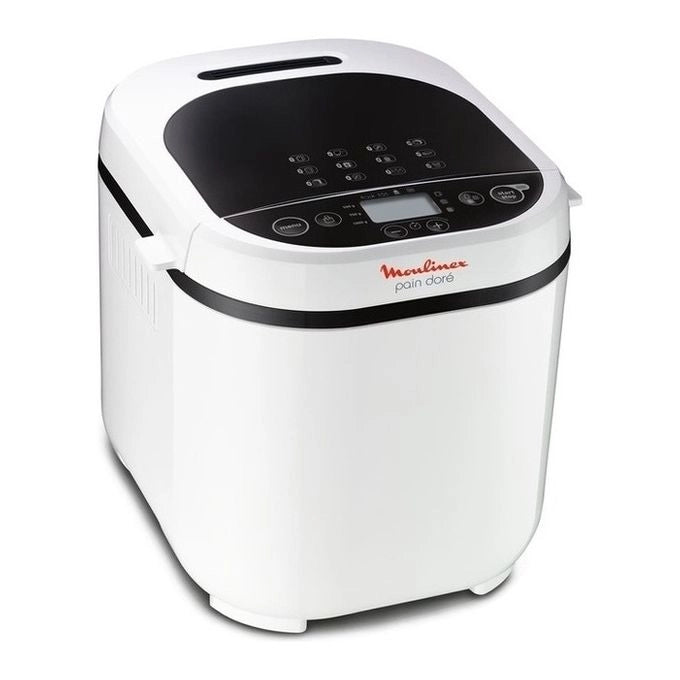 Moulinex OW210130 Pain Doré Macchina del Pane 12 Programmi 1 Kg 720W Display LCD colore Bianco