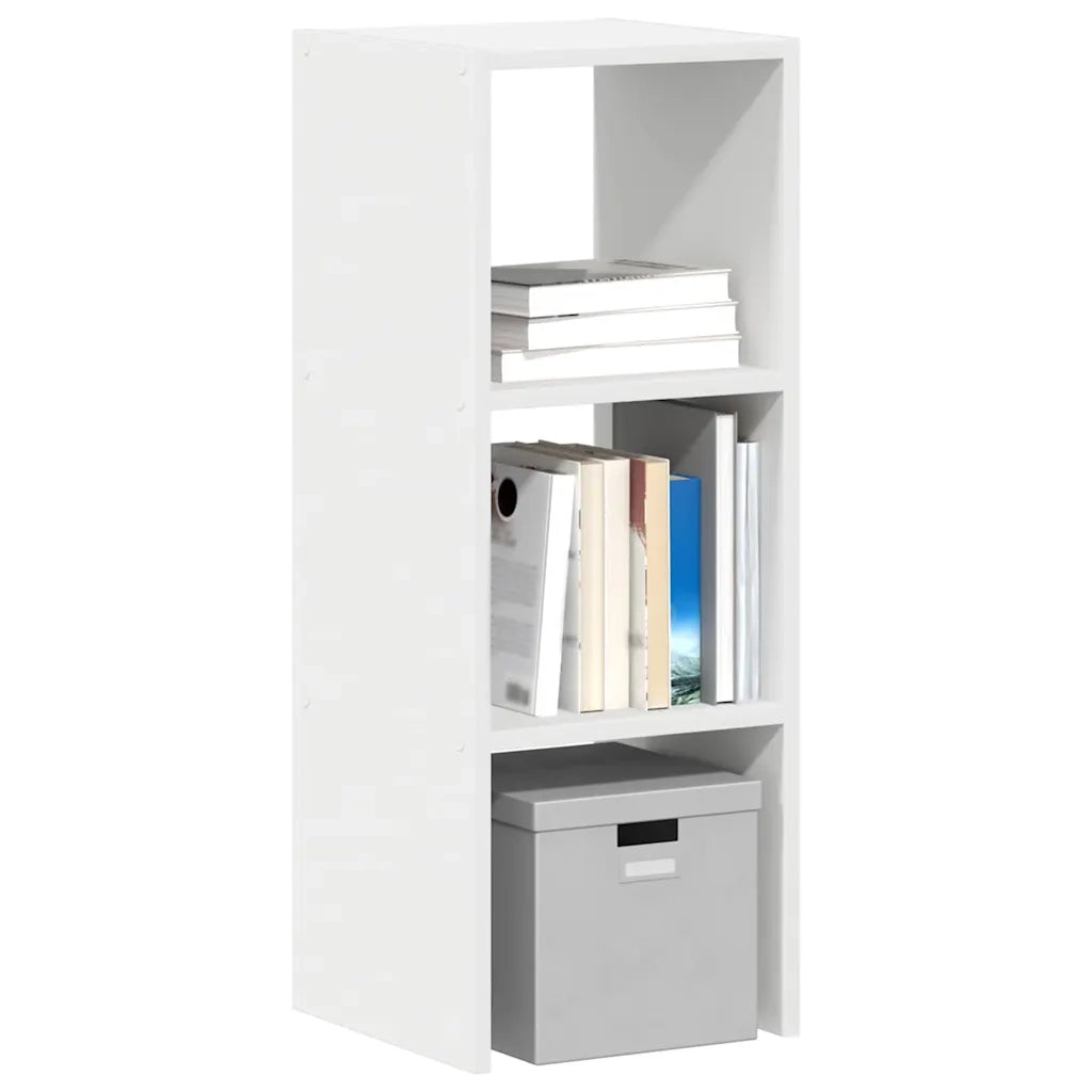 Libreria Impilabili Bianca 30x30x80 cm in Legno Multistrato 858803
