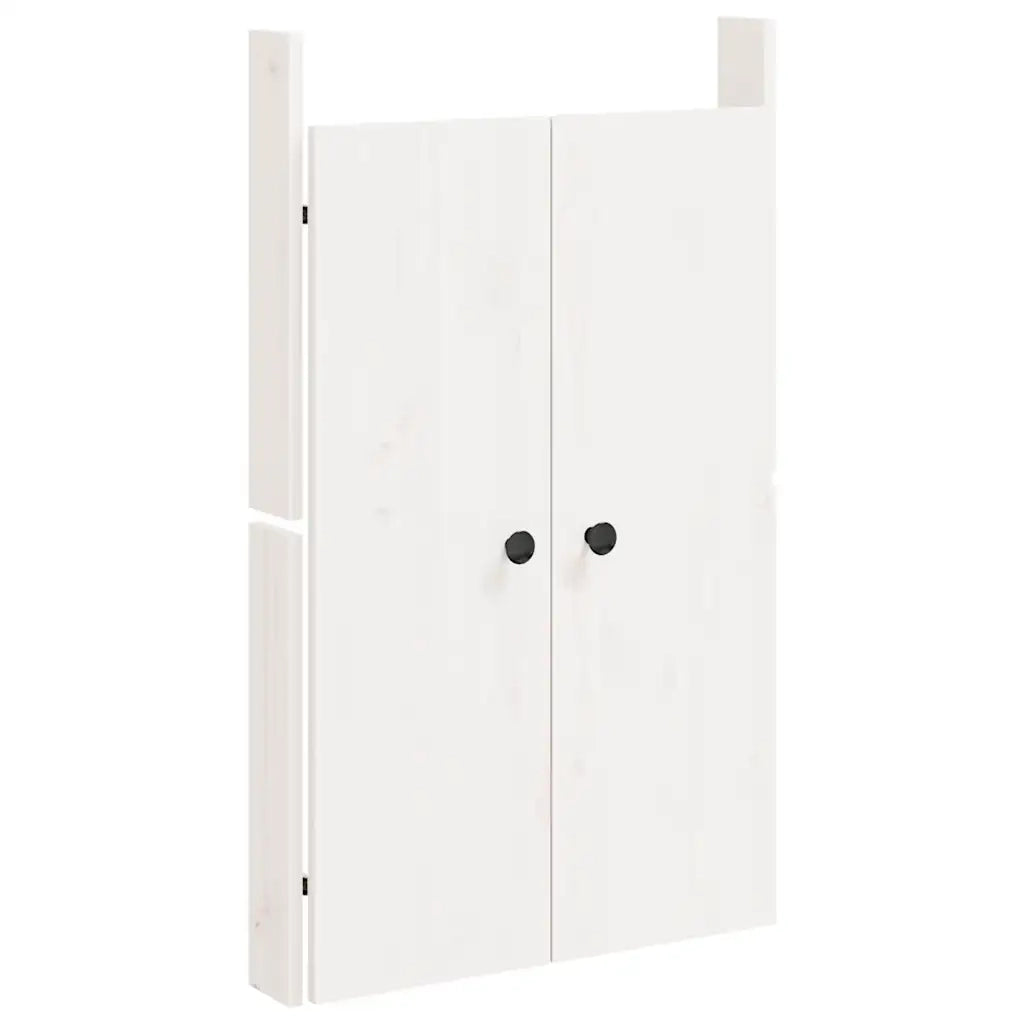 Ante da Cucina da Esterno MEPPEL Bianche 50x9x82 cm Legno Massello di Pino CFW3014485