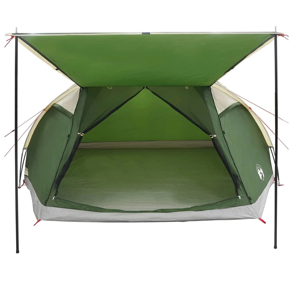 Tenda Capanna con tetto Verde 8 persone Poliestere e Acciaio 42028587