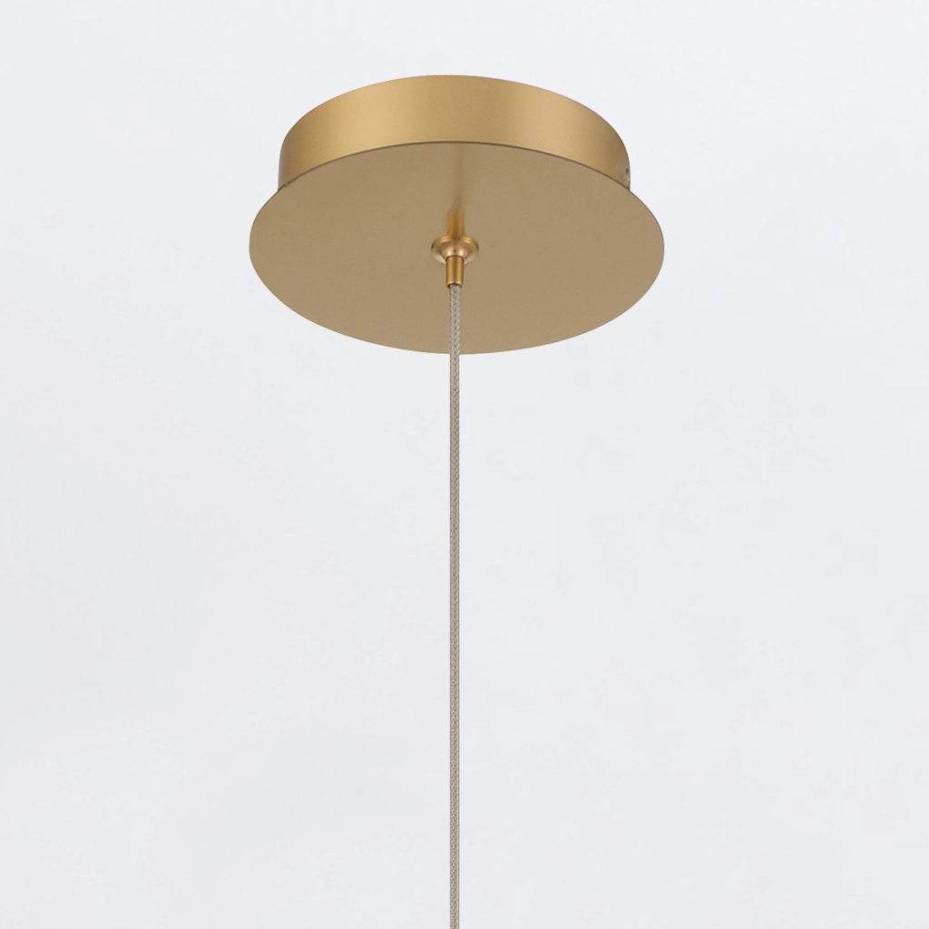 Lampada a sospensione Palmas Quintiesse LED 20W ottone