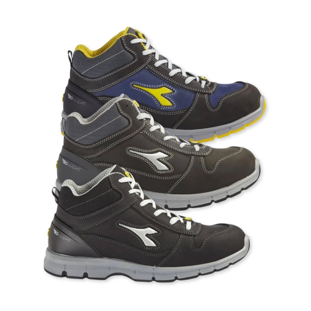 Run Mid S3 ESD SRC Scarponcino Alto Antinfortunistico da Lavoro | Diadora Utility 43