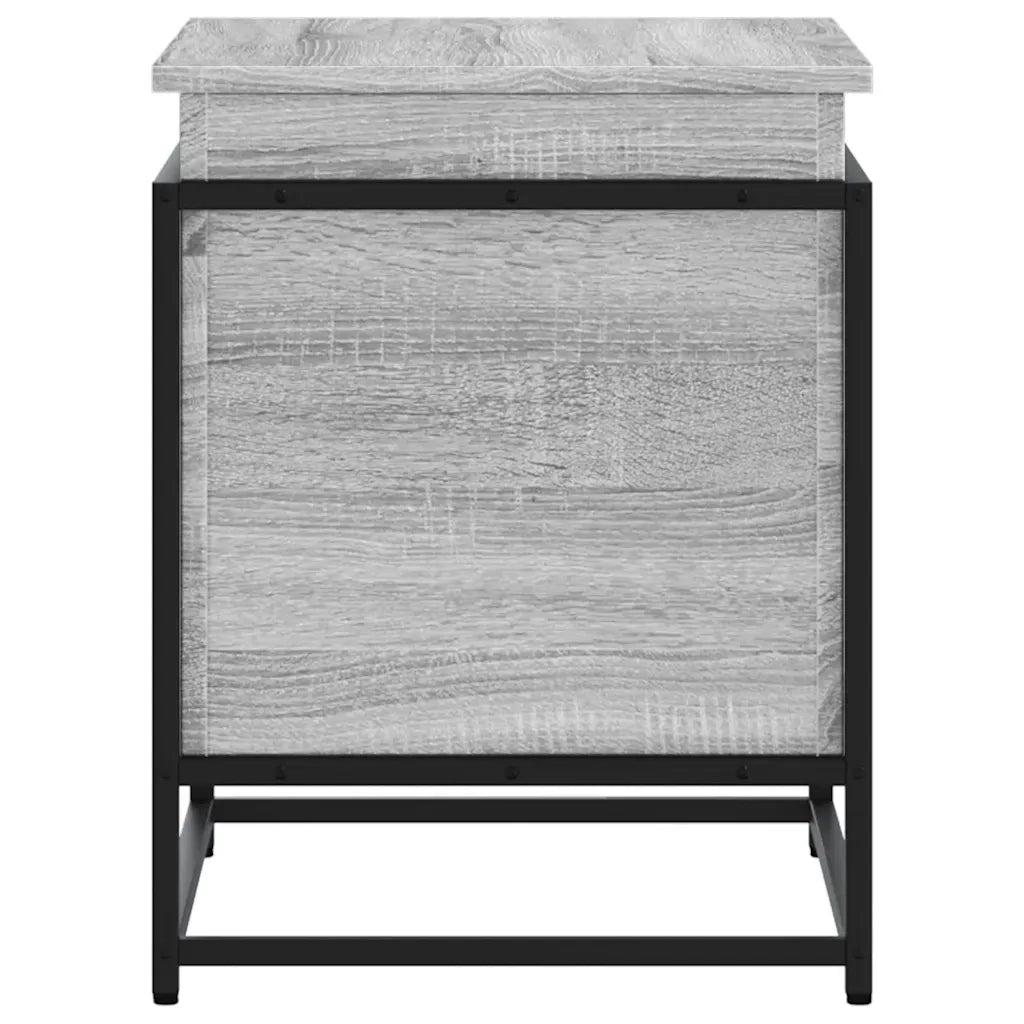 Contenitore con Coperchio Grigio Sonoma 60x40x51,5cm Truciolato 848797