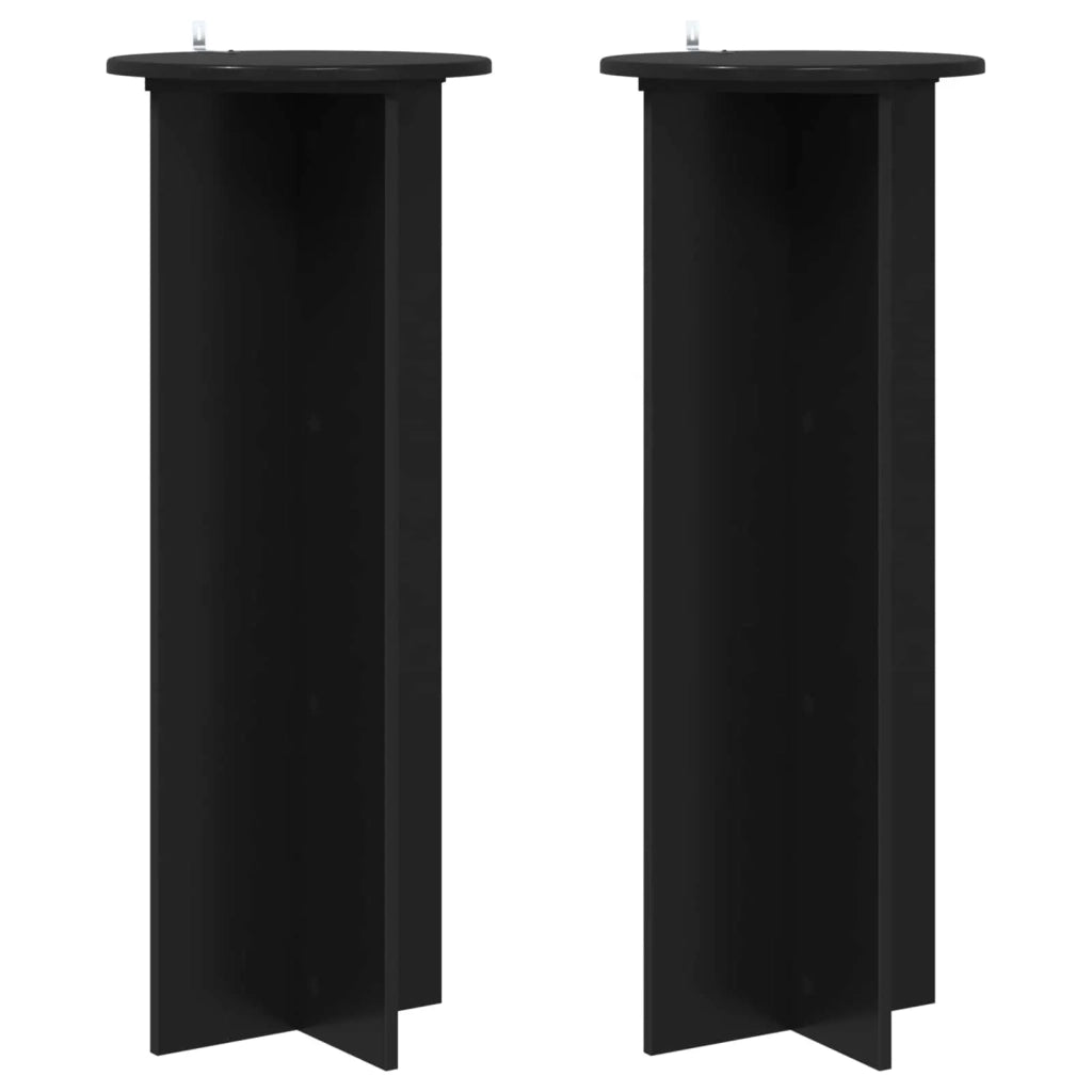 Supporto per piante | Sostegno per piante 2 pz Nero ?40 x 100 cm