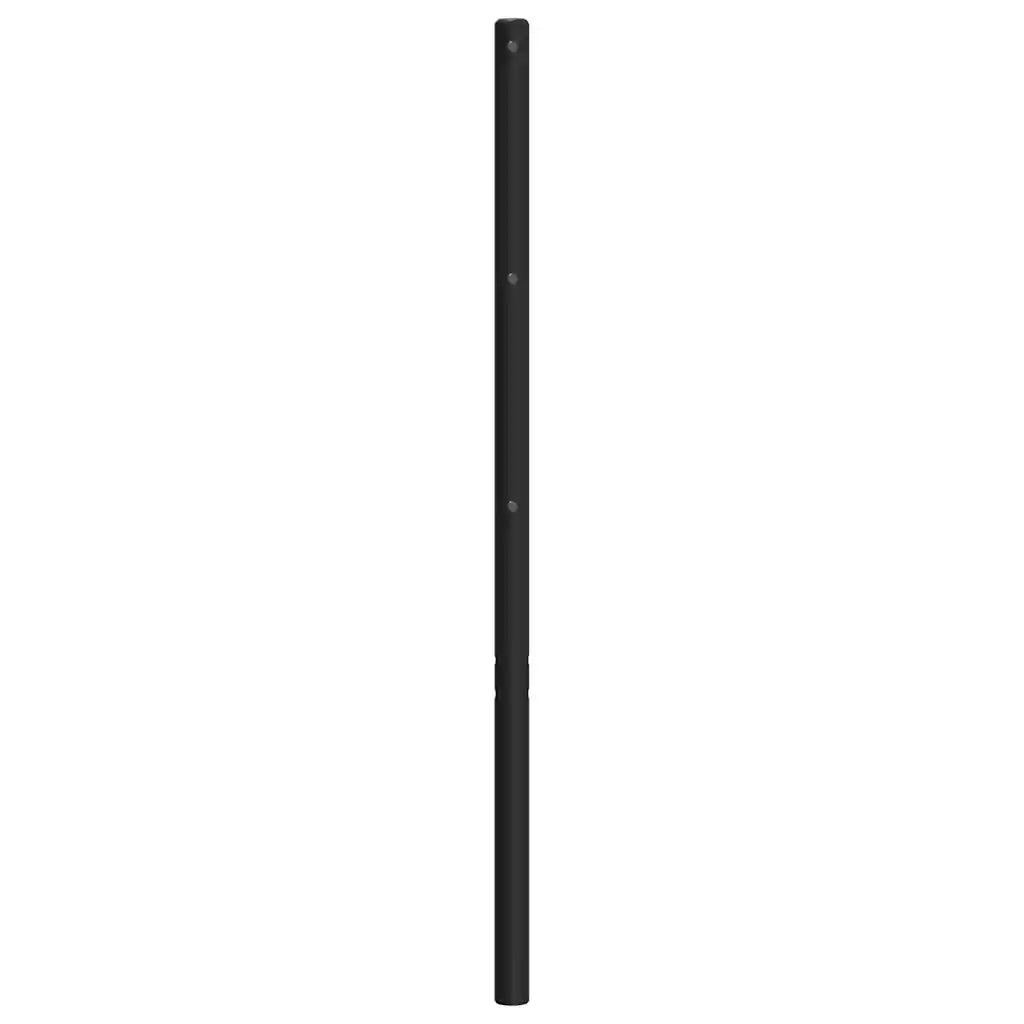 Testiera | Testata di Ricambio in Metallo Nero 180 cm