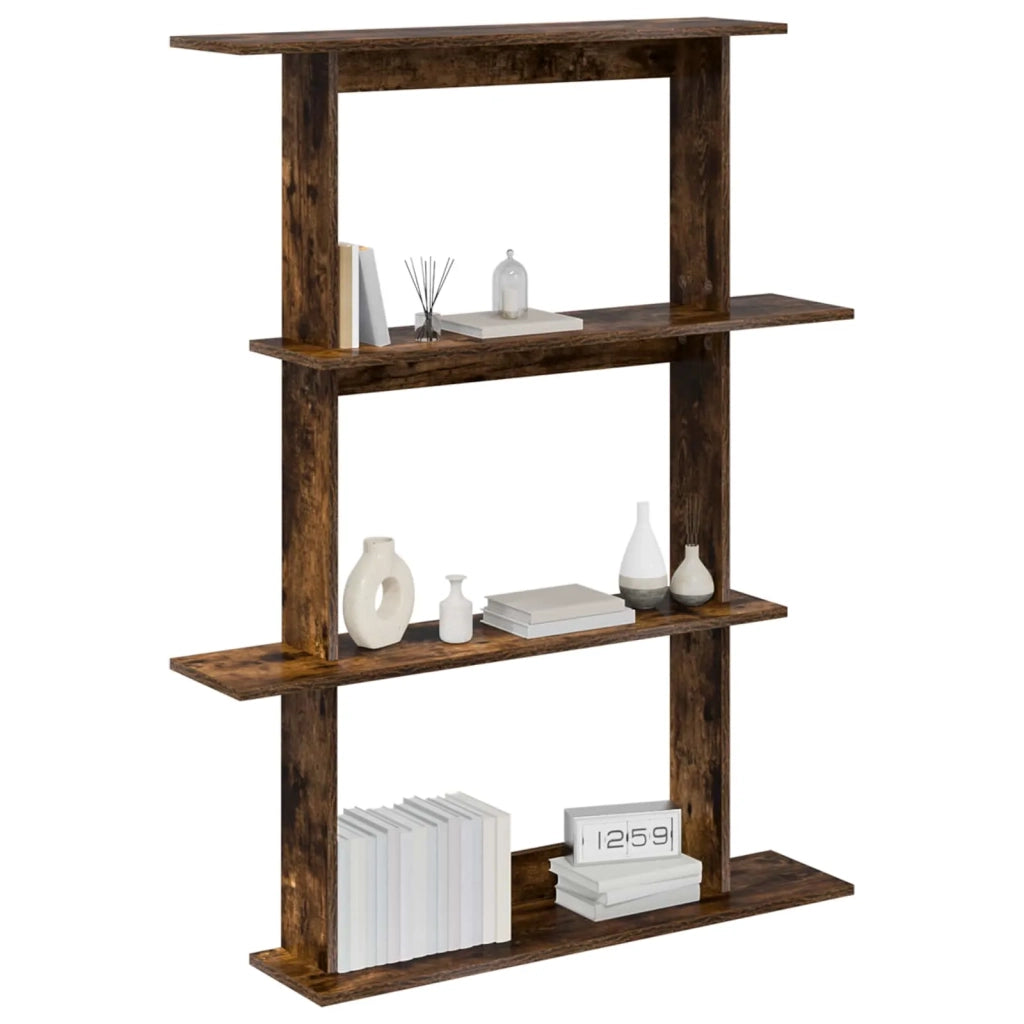 Scaffale da parete Rovere Fumo 100 x 20 x 126 cm 8012064